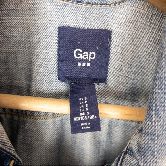 Gap Factory Womens Size Small Medium Wash Jean Jacket Denim Classic Cotton Fall - Picture 5 of 9